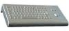 IP65 waterproof mountable stainless steel kiosk metal keyboard with trackball
