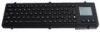 Black titanium water resistance industrial metal keyboard with touchpad for Marine