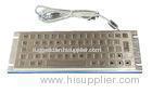 Industrial kiosk mini stainless steel keyboard and dynamic waterproof IEC 60512-6
