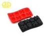 Durable Christmas Gifts Food Grade Silicone Guitar Ice Cube Tray black