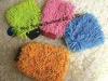 Machine Washable Chenille Wash Mitt , Easy Dusting Microfibre Super Mitt