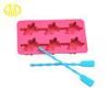 Customized lovely animal shaped Silicone Ice Cube Tray enviromental friendly