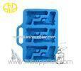 Custom green color Silicone Ice Cube Trays , Rectangle silicone ice tray molds