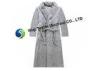 Microfiber Ladies Towelling Dressing Gowns , Ladies Chenille Bathrobes