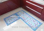 Washable durable Non-Skid decorative kitchen floor mats , custom floor mats