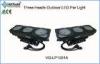 High Power LED flat par can / LED Par Lights Three Heads high brightness IP65