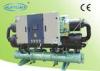Commercial Hvac Water Cooled Screw Chiller , 99kw Heat Recovery To Heat Water