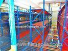 Utilizing Industrial Rack Supported Mezzanine With Powder Coat Paint Finish