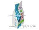 Ziplock Plastic Flat Bottom Gusset Bags With Gravure Printing