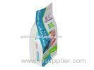 Ziplock Plastic Flat Bottom Gusset Bags With Gravure Printing