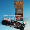 Aluminum Foil Stand Up Coffee Pouch With One Way Degassing Valve Heat Sealed with Tear Notch