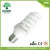 15w 100% Pure Tricolor Full Spiral Energy Saving Light Bulbs / Industrial Power Saver