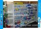 Powder Coated Supermarket Display Shelves Heavy Duty , 100kg Capacity