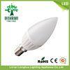 Office Ceramic LED Candle Light Bulbs Warm White 6500k , LED Candelabra Bulbs