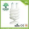 E27 Base T3 3W 5W 7W CFL Glass Tube / Half Spiral Energy Saver Glass Tube