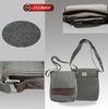 Adjustable Belt Mini Ipad Canvas Bag Custom With Zipper Closure