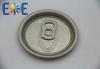 63mm Coffee Plastic POP Top Can Lid , Full Open Easy Open End