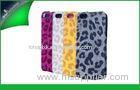 Luxury Leopard Flip Vertical Leather Cell Phone Cases For iPhone 5 / 5s