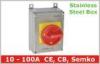 10A 16A Rotary Isolator Switch , Triple Pole Isolator Power Disconnect Switch