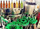 Glass Bottle Soda Water / Soft drink Filling Machine With PLC Control