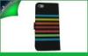 Hybrid Color Fashion Shinny Apple Iphone Leather Cases With Credit Card Slot