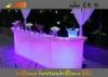 Outdoor / Indoor Glowing LED bar counter , illuminated Bar Furniture