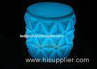 Commercial Blue Glowing LED Bar Chair / Rechargeable LED Light Up Chair