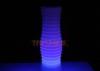 Fireproof Plastic Illuminated Light Up Ice Bucket / LED Wine Cooler For Backyard , Garden