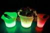 Durable PE Pub Ice Bucket With 16 Color Changing / Led Bar Flower Pots