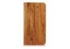 Luxury Leather Flip Phone Case , Iphone 6 Wooden Cell Phone Case With Stand