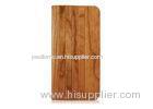 Eco-friendly Cherry Wood iPhone Leather Folio Case for iPhone 6 Cell Phones