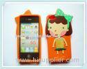 Cute Romania Silicone Cell Phone Case For IPhone 5S / 5G
