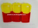 Yellow Silicone Iphone 4 / Iphone4S Case McDonald Chips Mobile Covers Washable