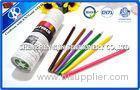 Eco Friendly Kids Recycled Paper Pencils in Tube 24 PCS Multi Color