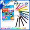 Triangle Wooden Colored Pencils Set In Paper Tube Mini Golf Pencil 8.8cm