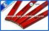 Red Octagonal Wooden Carpenter Pencil / Art Pencil Set Customized Logo