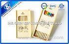 Logo Printing Wooden Case Colored Pencils Set / Sketching Prismacolor Coloured Pencils