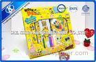 Catoon Yellow Kids Personalized Stationery Set plastic With Pvc Case