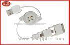 Two Way 3 In 1 Retractable USB Cable Custom for Data Transmission