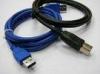 30AWG Flexible USB Printer Cables usb 2.0 a male to b male cable ROHS / UL