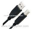 3.0 Meter 10FT USB Printer Cables USB A to B Type With Foil / Braid Shielding