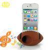 Portable Ball Shape Silicone Horn Speaker for cell phones 80*57*54mm