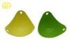 Safe Silicone Kitchenware , green Triangle Silicone microwave oven bowls