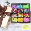 Funny DIY Bracelet Rainbow Looms Rubber Bands Gift Box Set With Plastic Beads