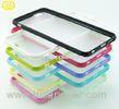 Candy Color Frame PC TPU Cell Phone Protective Cases For Iphone 6 / 6 Plus