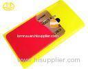 Customized red Silicone smart wallet Mobile Phone Card Holder Women Gifts