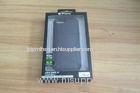 Portable black solar powered iPhone 5 charger case with 2100mAh