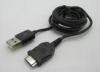 BLACK USB A type TO Japan foma connector charge & data function
