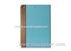 Handmade Blue Ipad Mini Leather Folio Case Luxury Tablet PC Cover Waterproof