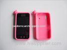 Pink Non-toxic Silicone Cell Phone Case Wear Resistance For Samsung 5830